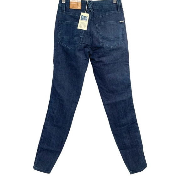 Prana Oday Skinny Jeans Stretch Mid Rise Blue Indigo Size 2/26 - Picture 7 of 10